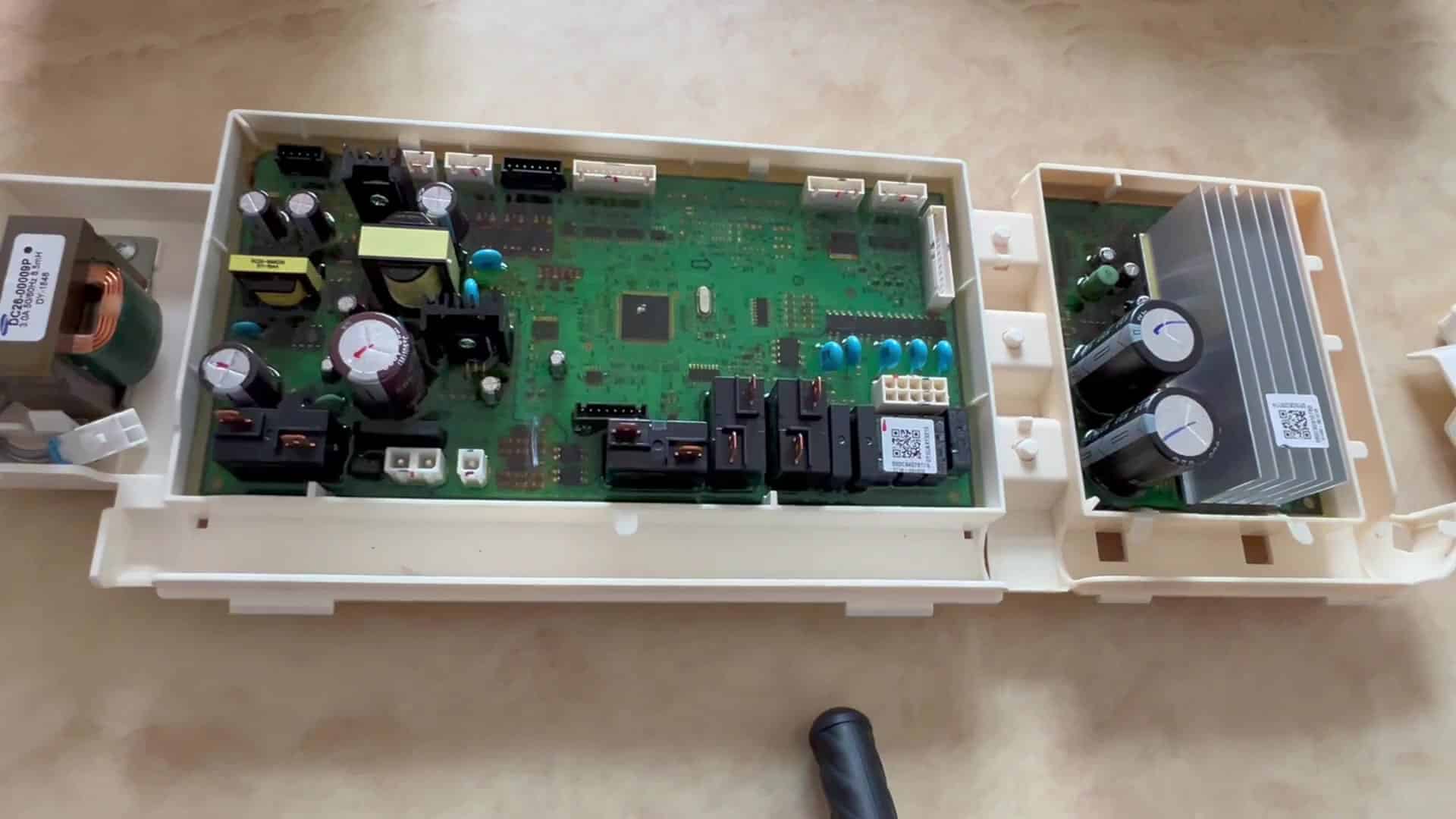 Main control board on table Main control board on table