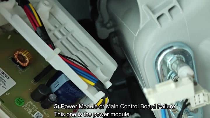 Main control board power module view Main control board power module view