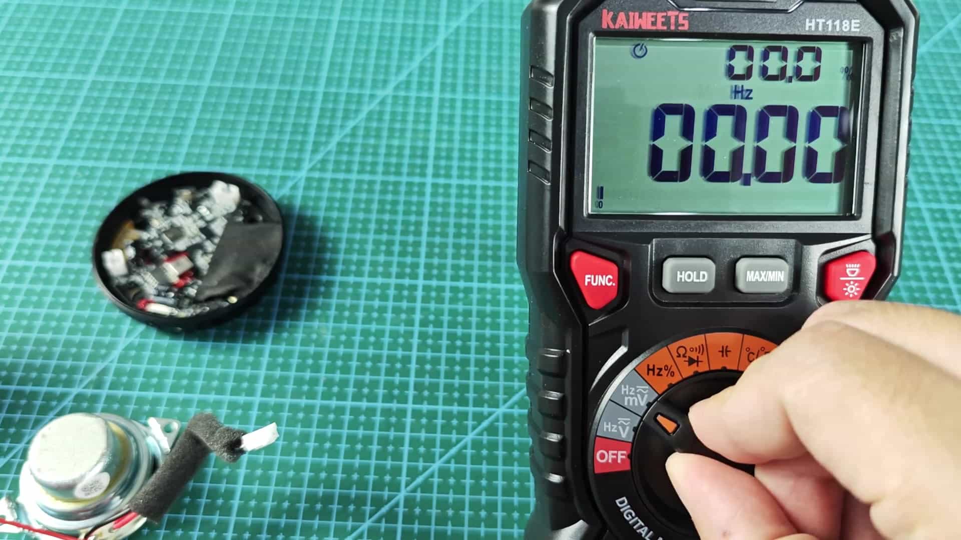 Multimeter showing near zero voltage Multimeter showing near zero voltage