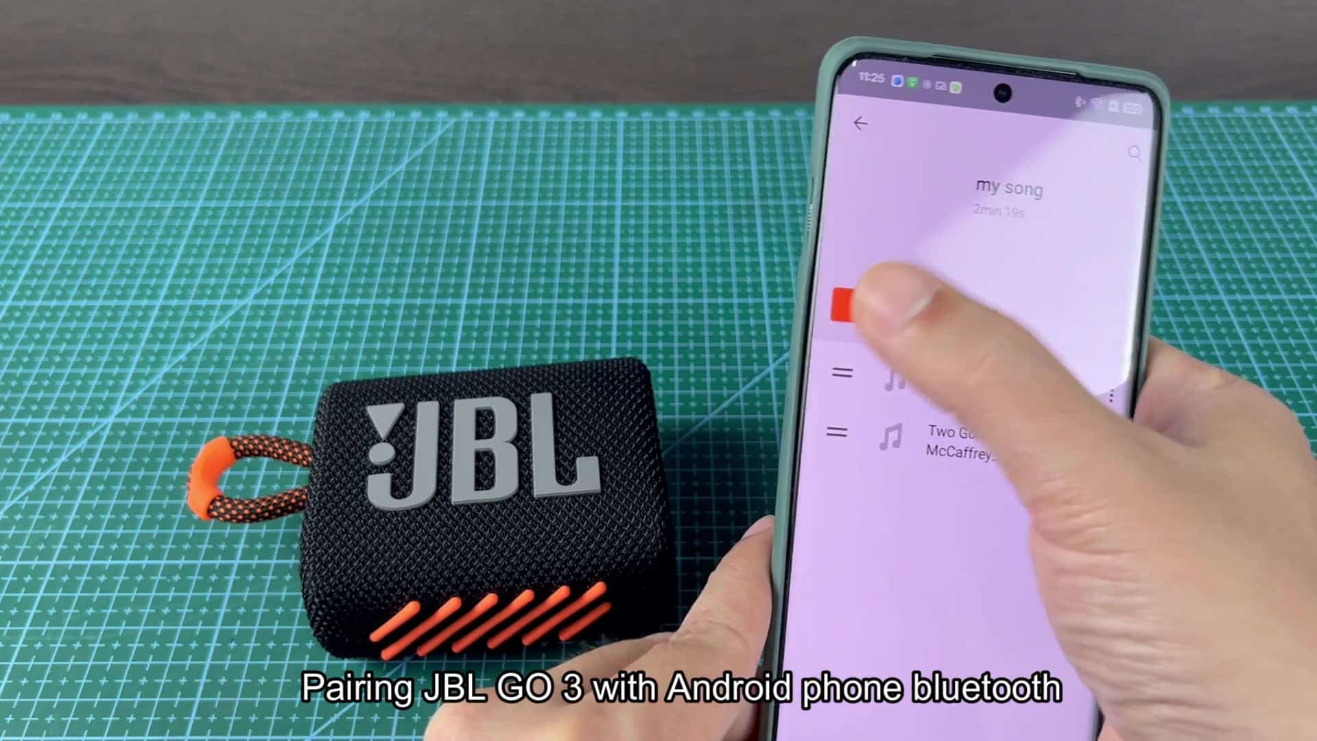 Music playlist ready to play via JBL Music playlist ready to play via JBL