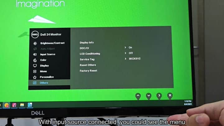 Navigating menu to find factory reset option Navigating menu to find factory reset option