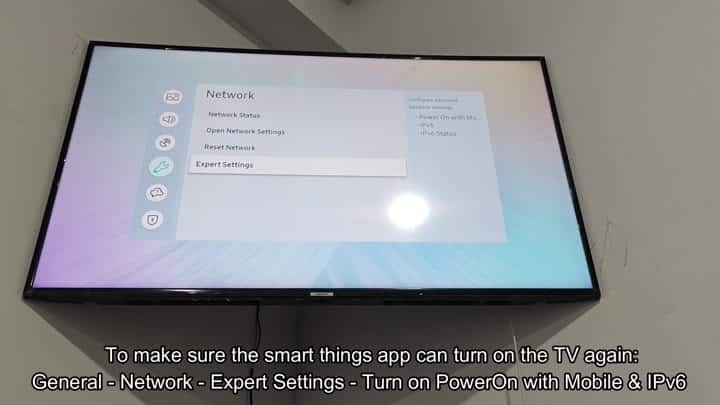 Navigating TV expert network settings Navigating TV expert network settings