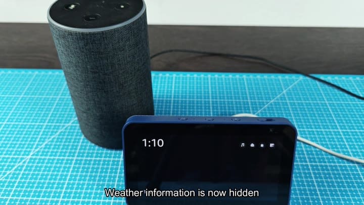 Nest Hub confirms weather hidden Nest Hub confirms weather hidden