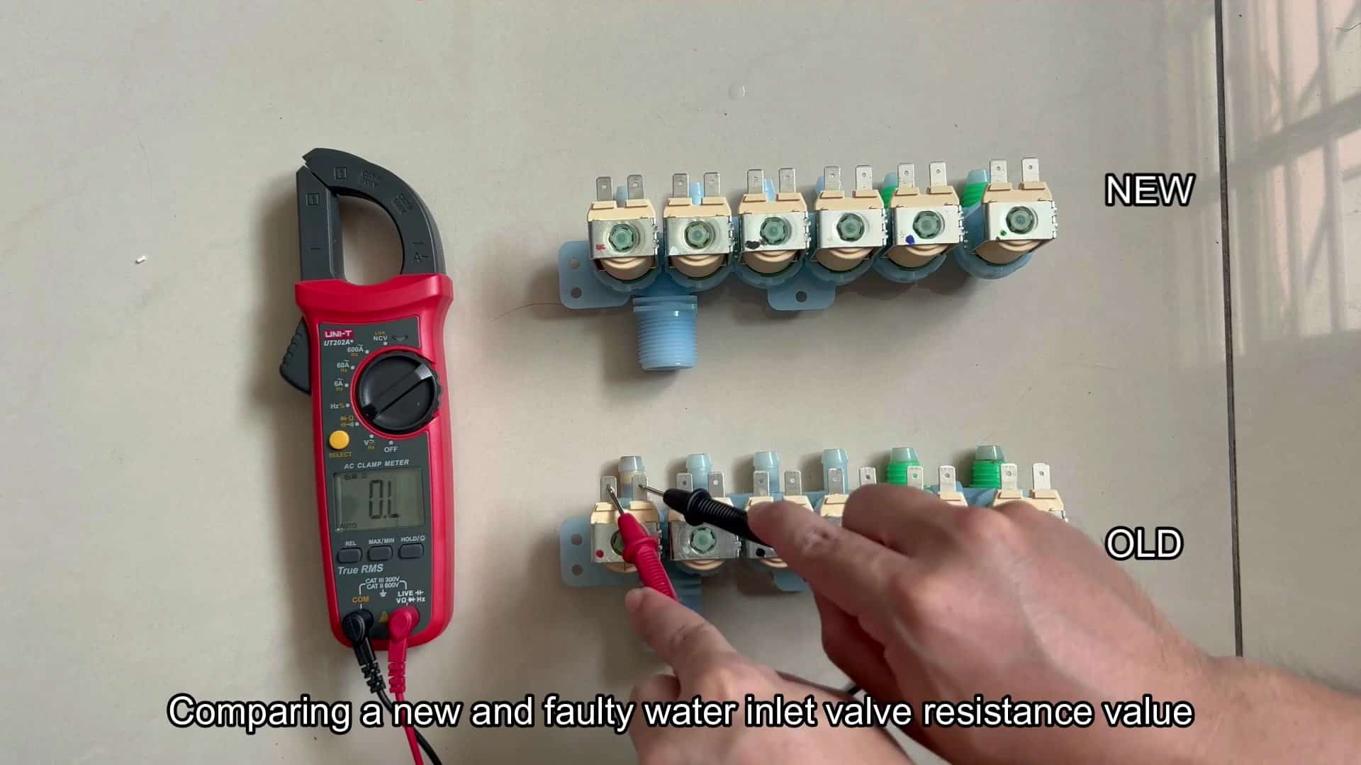 New valve shows normal 4.194 kOhm reading New valve shows normal 4.194 kOhm reading