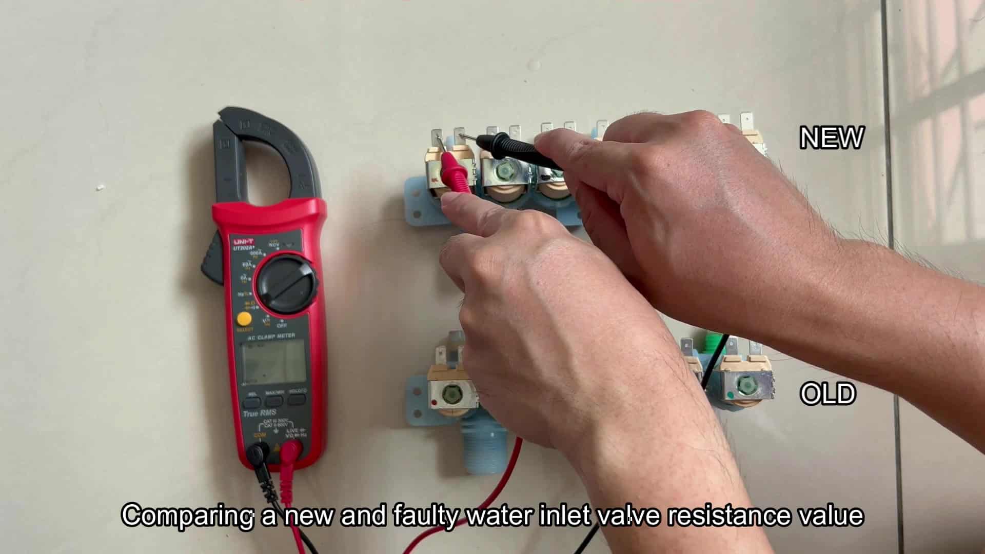 Old valve reads OL showing complete failure Old valve reads OL showing complete failure