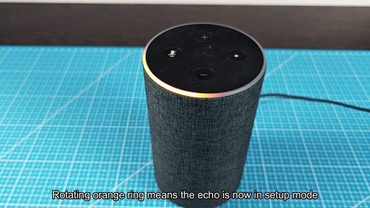 Orange ring indicates setup mode Orange ring indicates setup mode