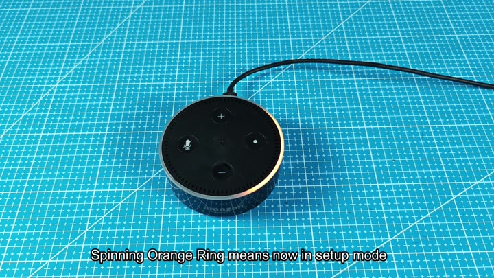 Orange ring spinning in setup mode Orange ring spinning in setup mode
