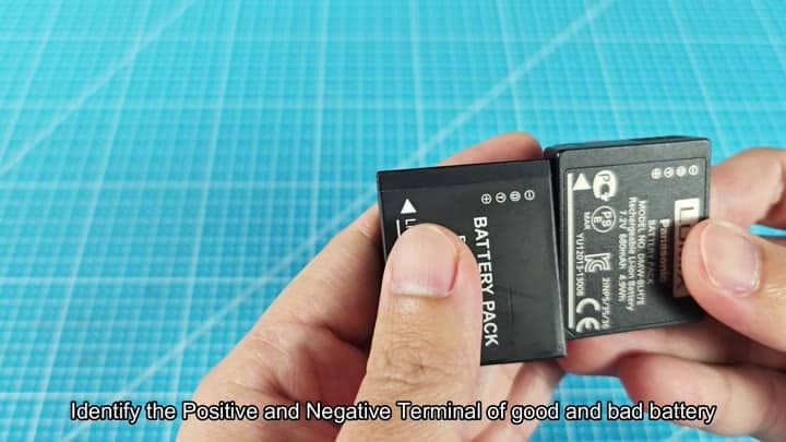 Panasonic DMW-BLF19 battery terminals Panasonic DMW-BLF19 battery terminals
