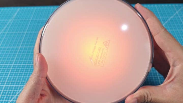 Philips Hue Go light glowing pink Philips Hue Go light glowing pink