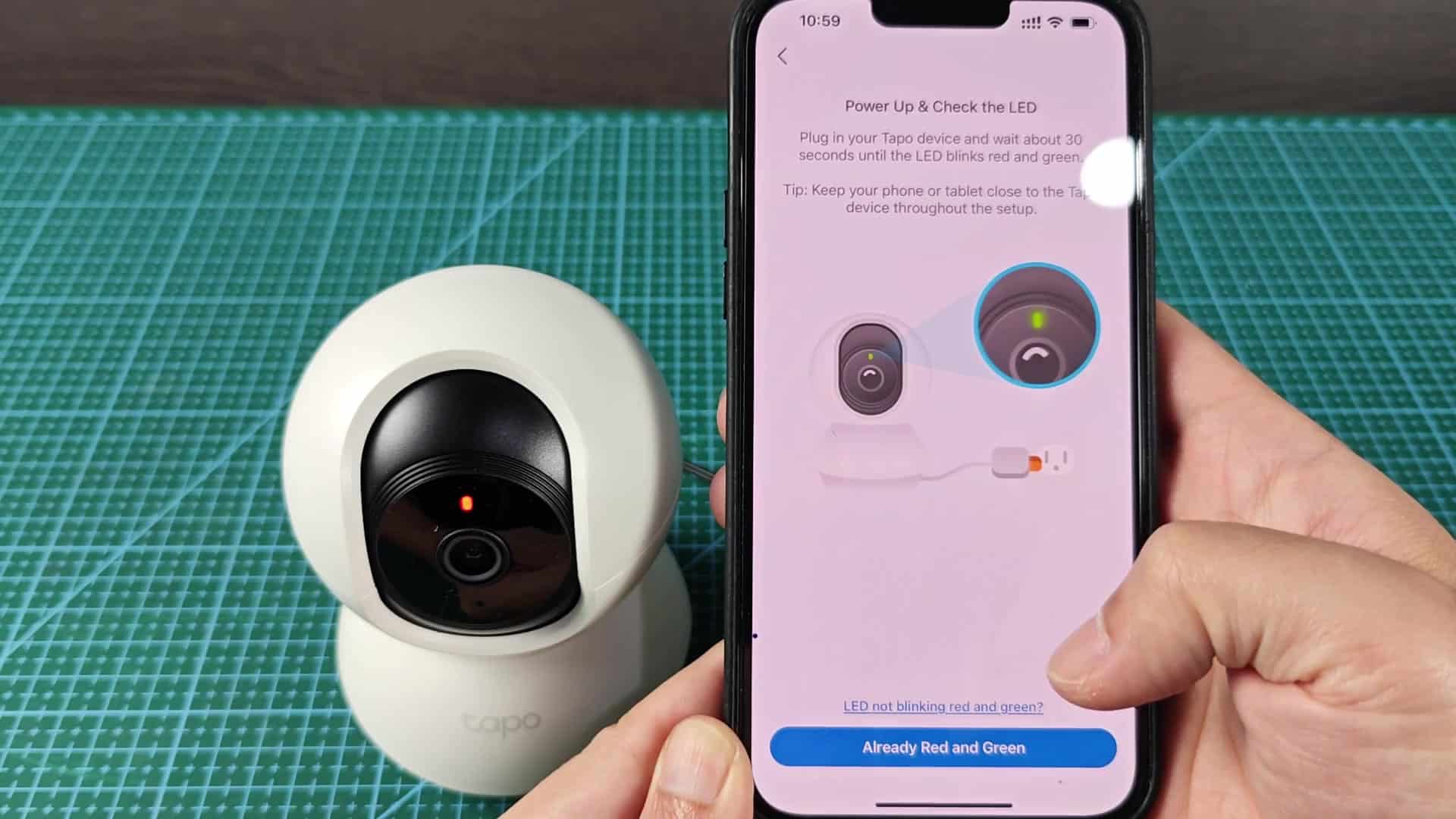 Plug in camera to check LED Plug in camera to check LED