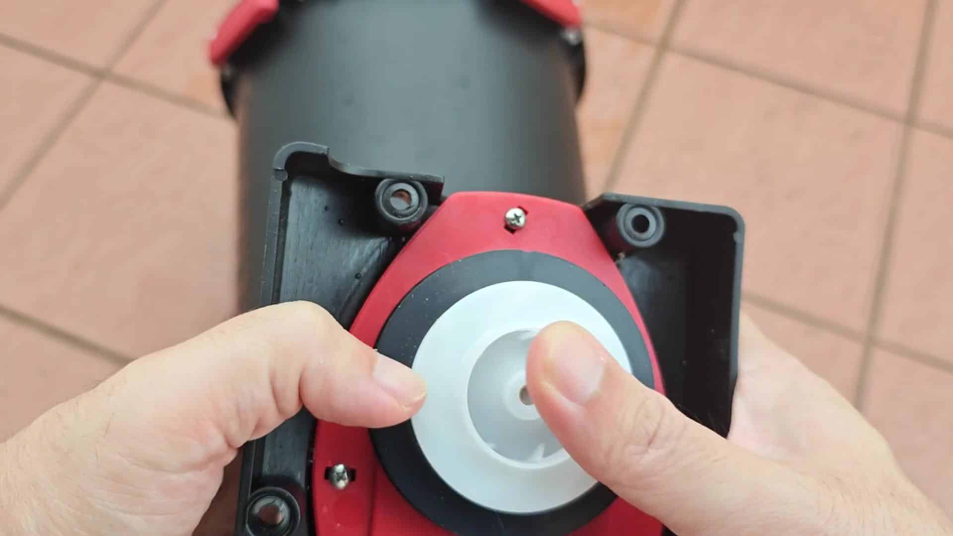 Pressing assembly to seat it properly Pressing assembly to seat it properly