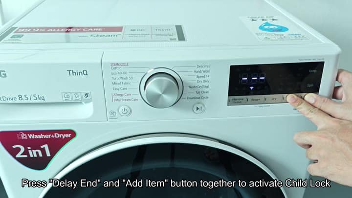 Pressing Delay End and Add Item buttons Pressing Delay End and Add Item buttons