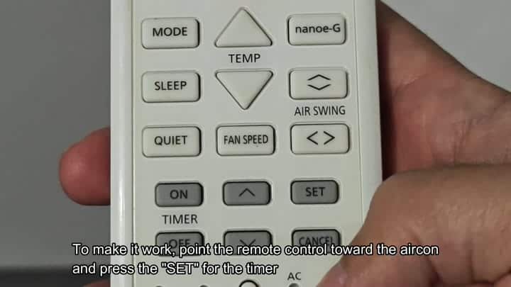 Remote buttons for timer activation Remote buttons for timer activation
