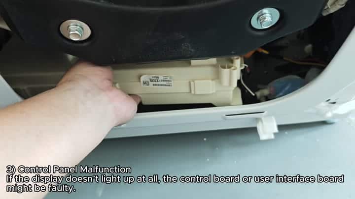 Removing faulty control board component Removing faulty control board component