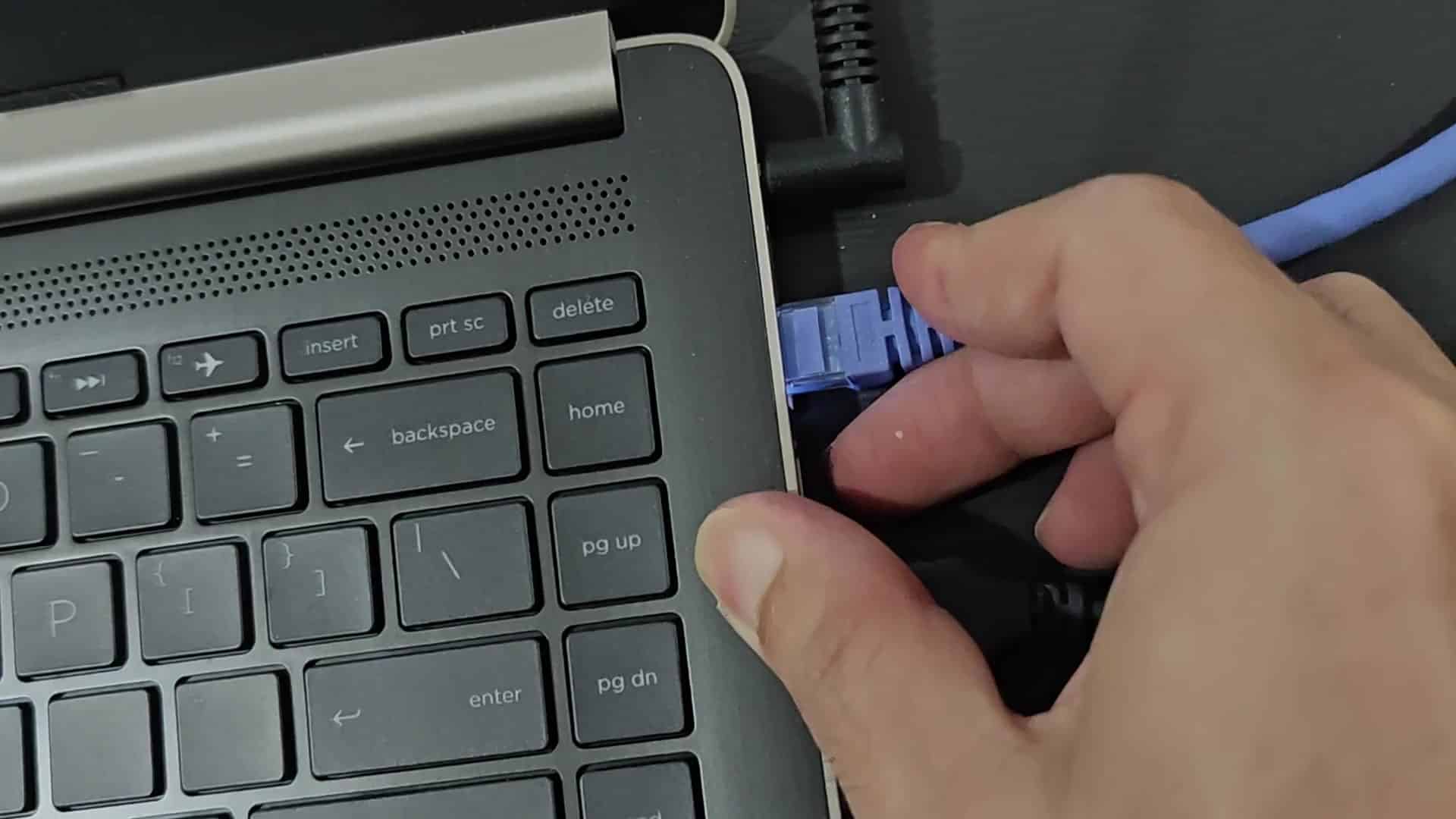 Running speed test with ethernet Running speed test with ethernet