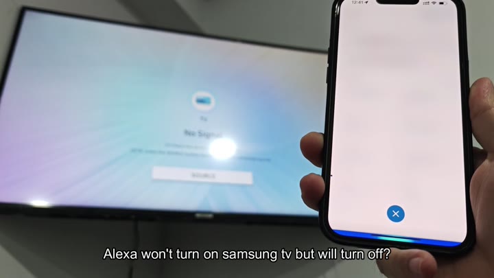 Samsung TV showing no signal Samsung TV showing no signal