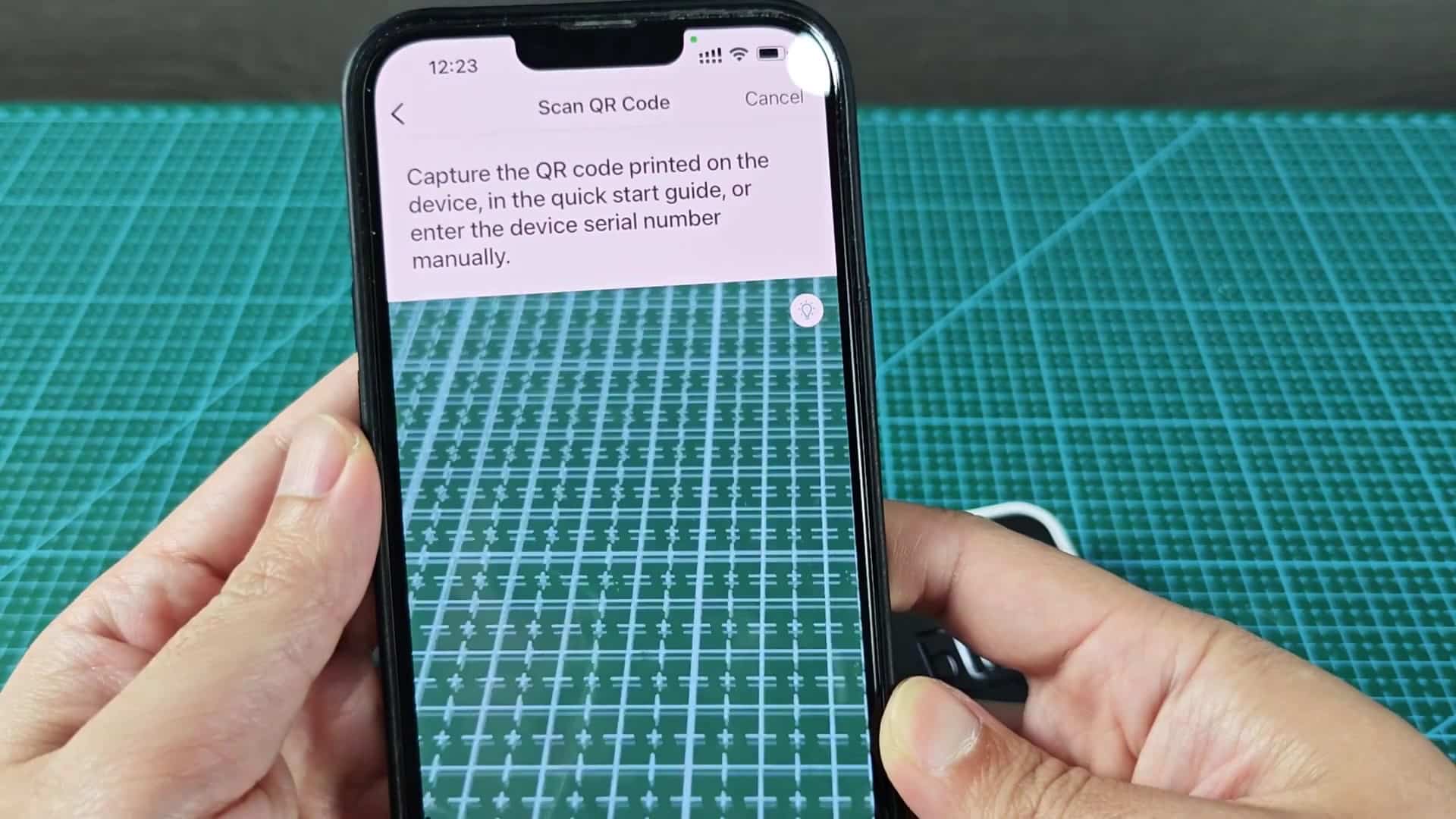 Scan QR code to add new device Scan QR code to add new device