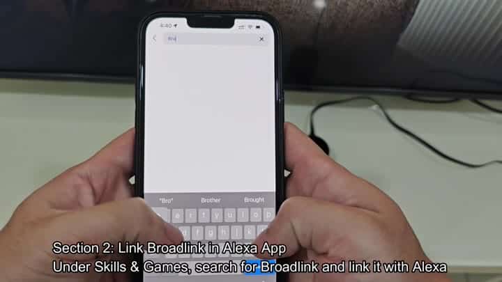 Searching for Broadlink skill Searching for Broadlink skill