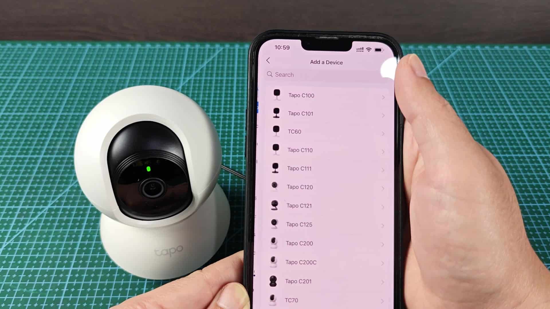 Select your Tapo camera model Select your Tapo camera model