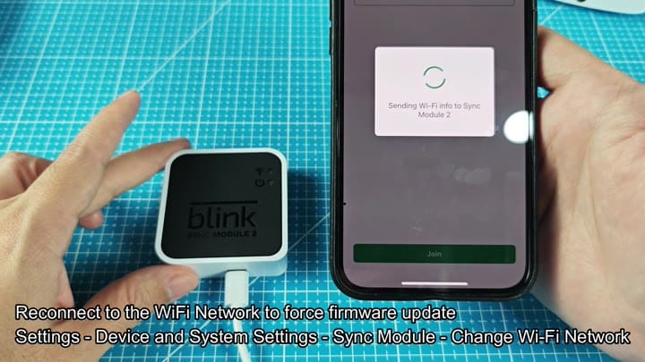 Sending Wi-Fi info to Sync Module Sending Wi-Fi info to Sync Module