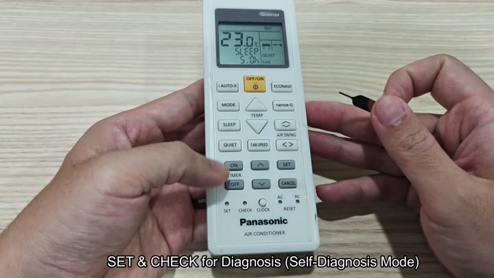 SET and CHECK for self diagnosis SET and CHECK for self diagnosis