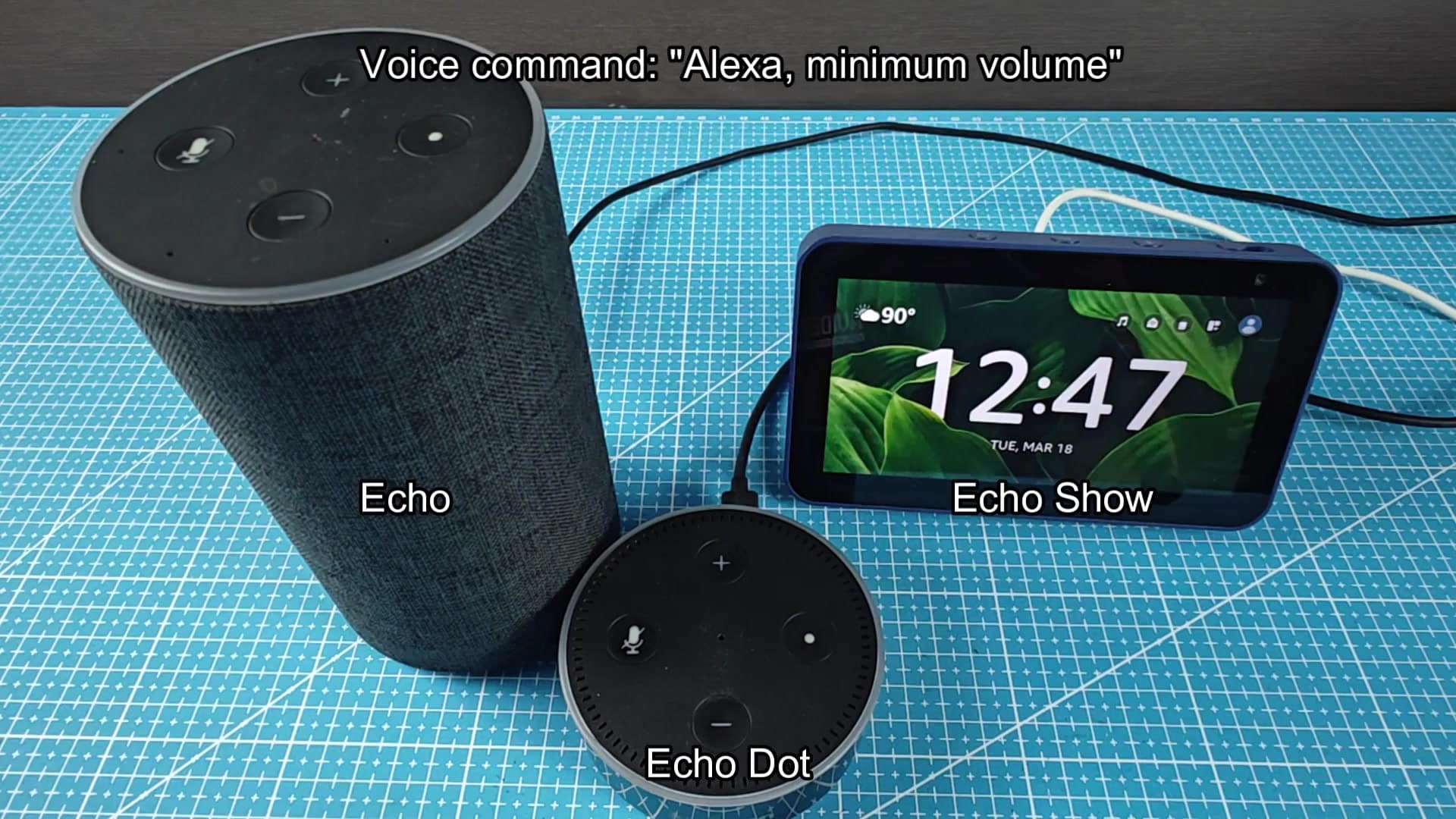 Setting minimum volume using Alexa Setting minimum volume using Alexa