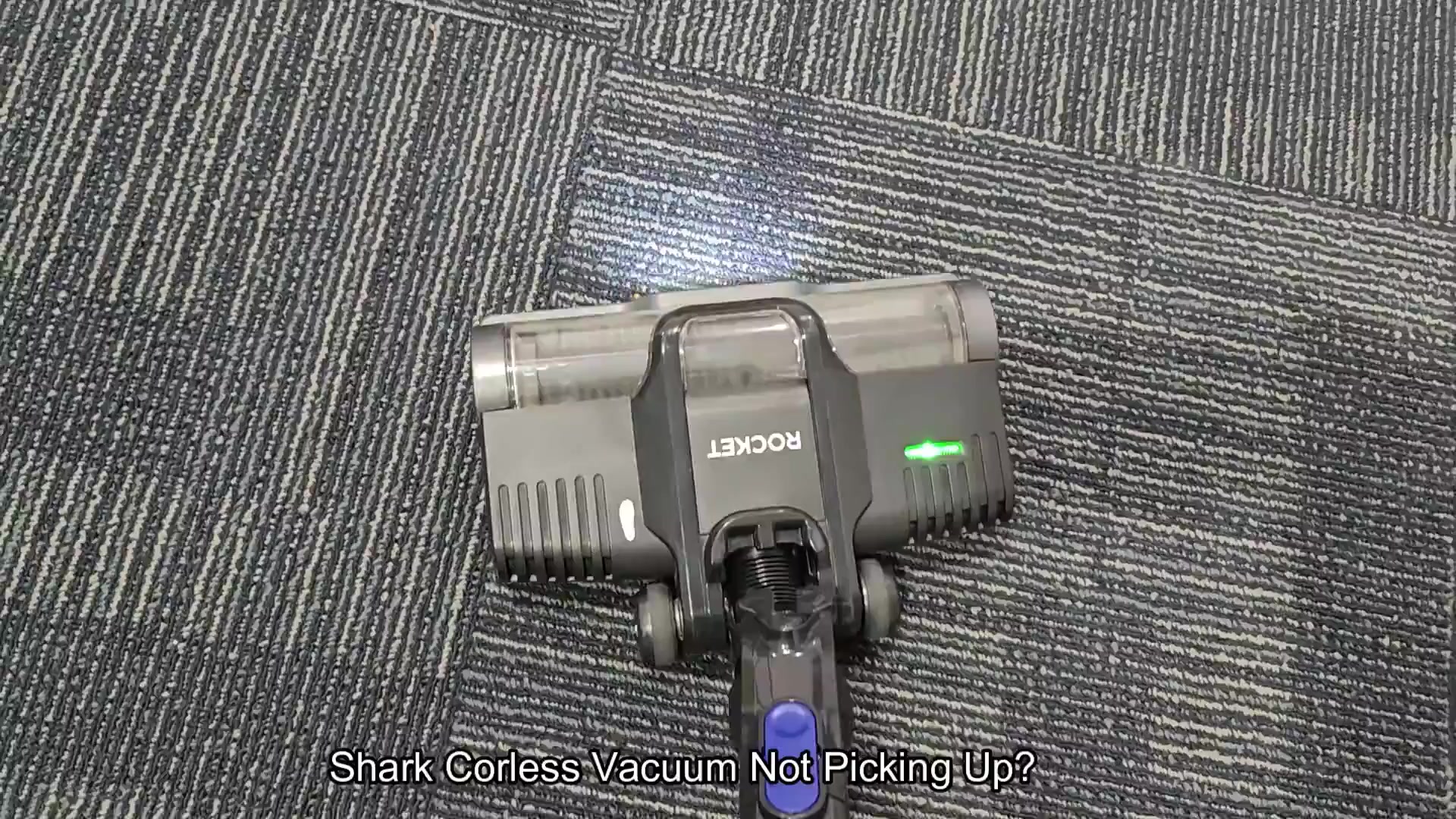 Shark Rocket vacuum head on carpet Shark Rocket vacuum head on carpet