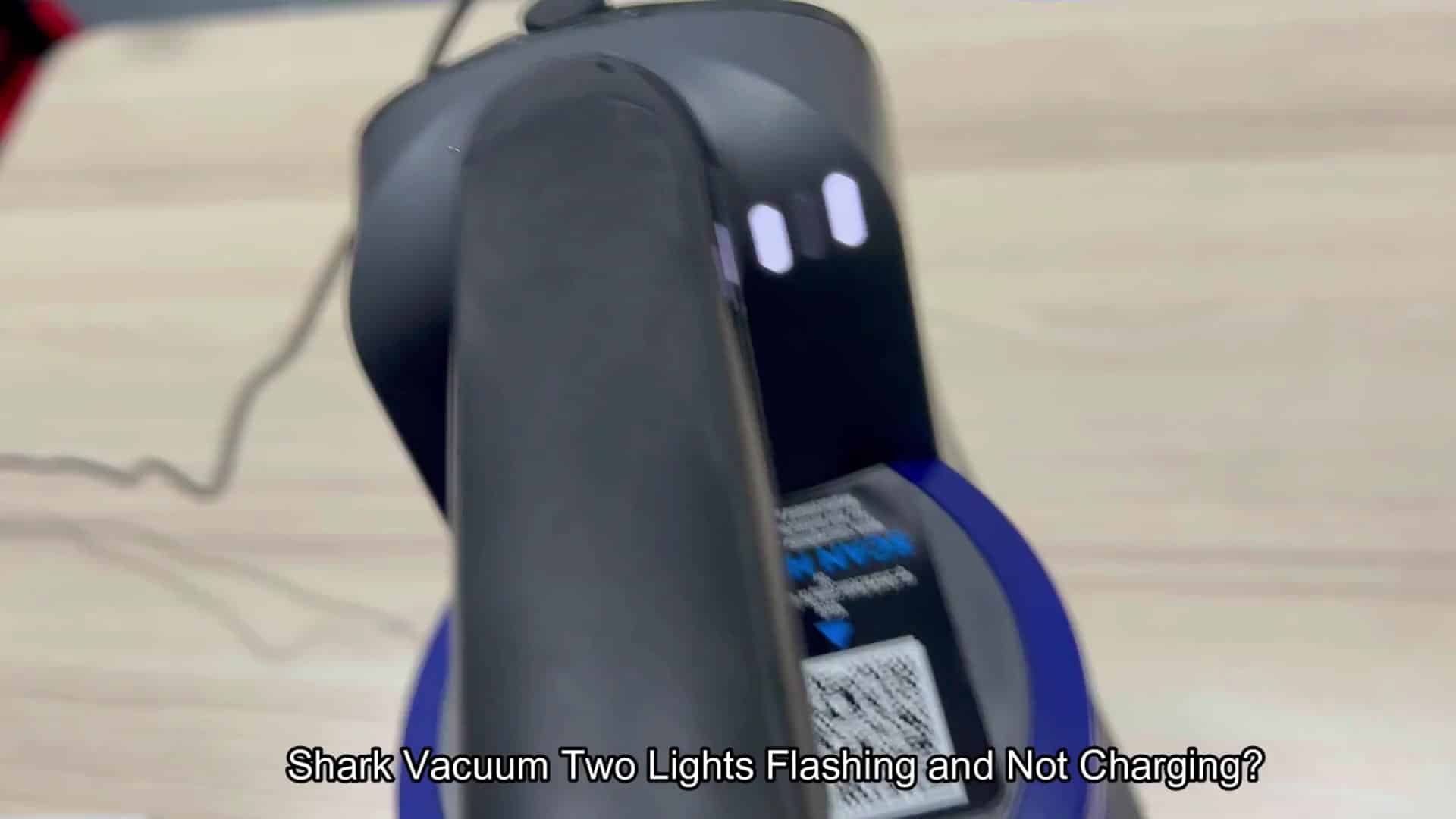 Shark vacuum two flashing lights Shark vacuum two flashing lights