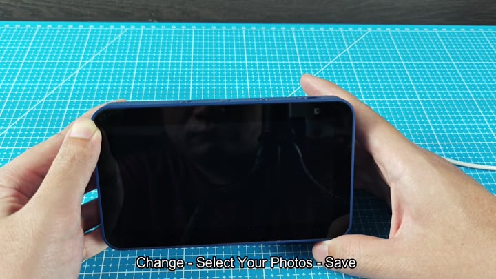 Smartphone with black screen displayed Smartphone with black screen displayed