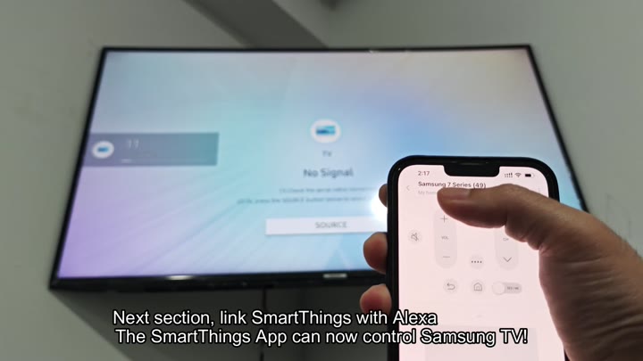 SmartThings now controls Samsung TV SmartThings now controls Samsung TV