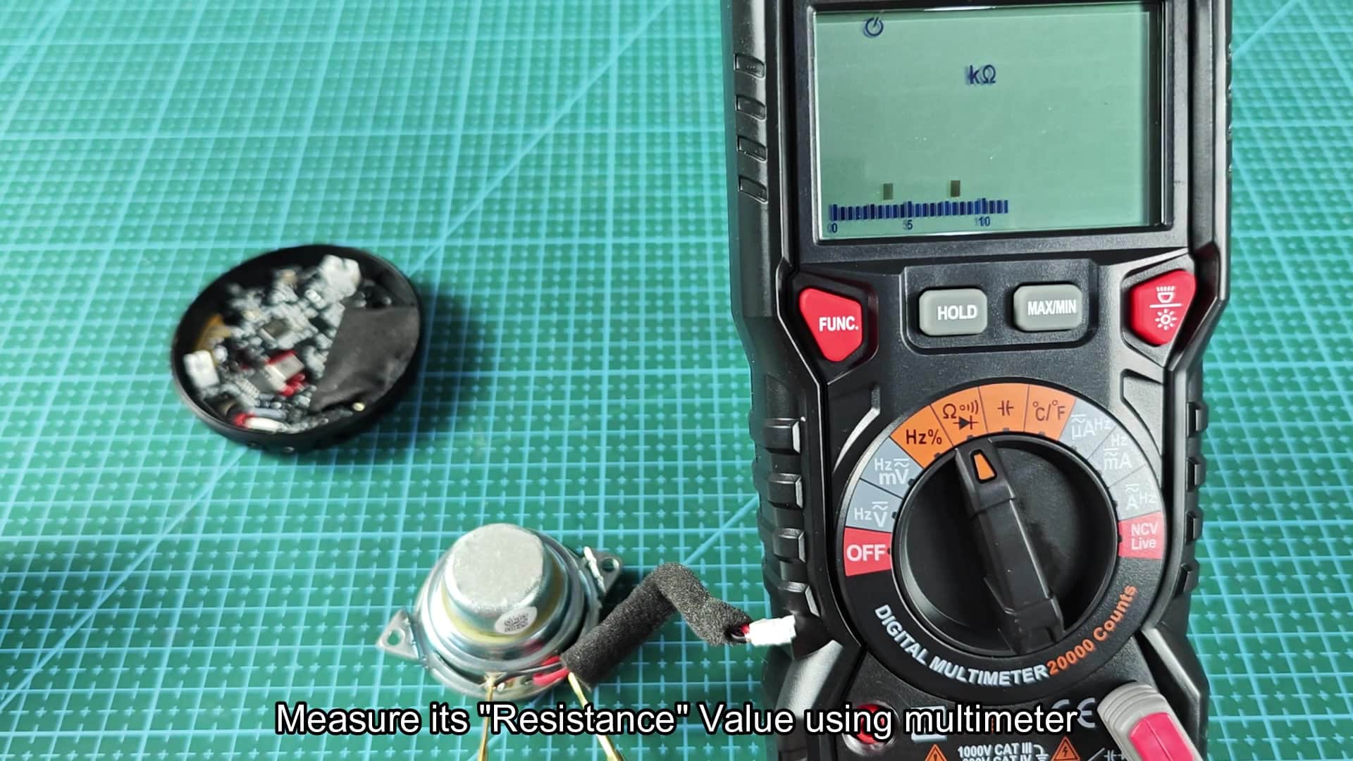 Speaker resistance reading indicates fault Speaker resistance reading indicates fault