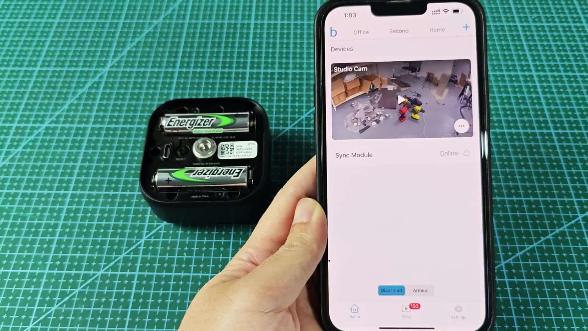Studio Cam online with sync module Studio Cam online with sync module