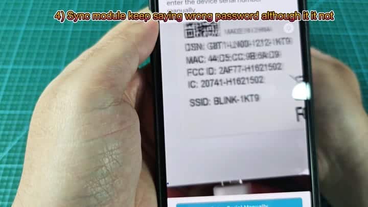 Sync module label with technical details Sync module label with technical details
