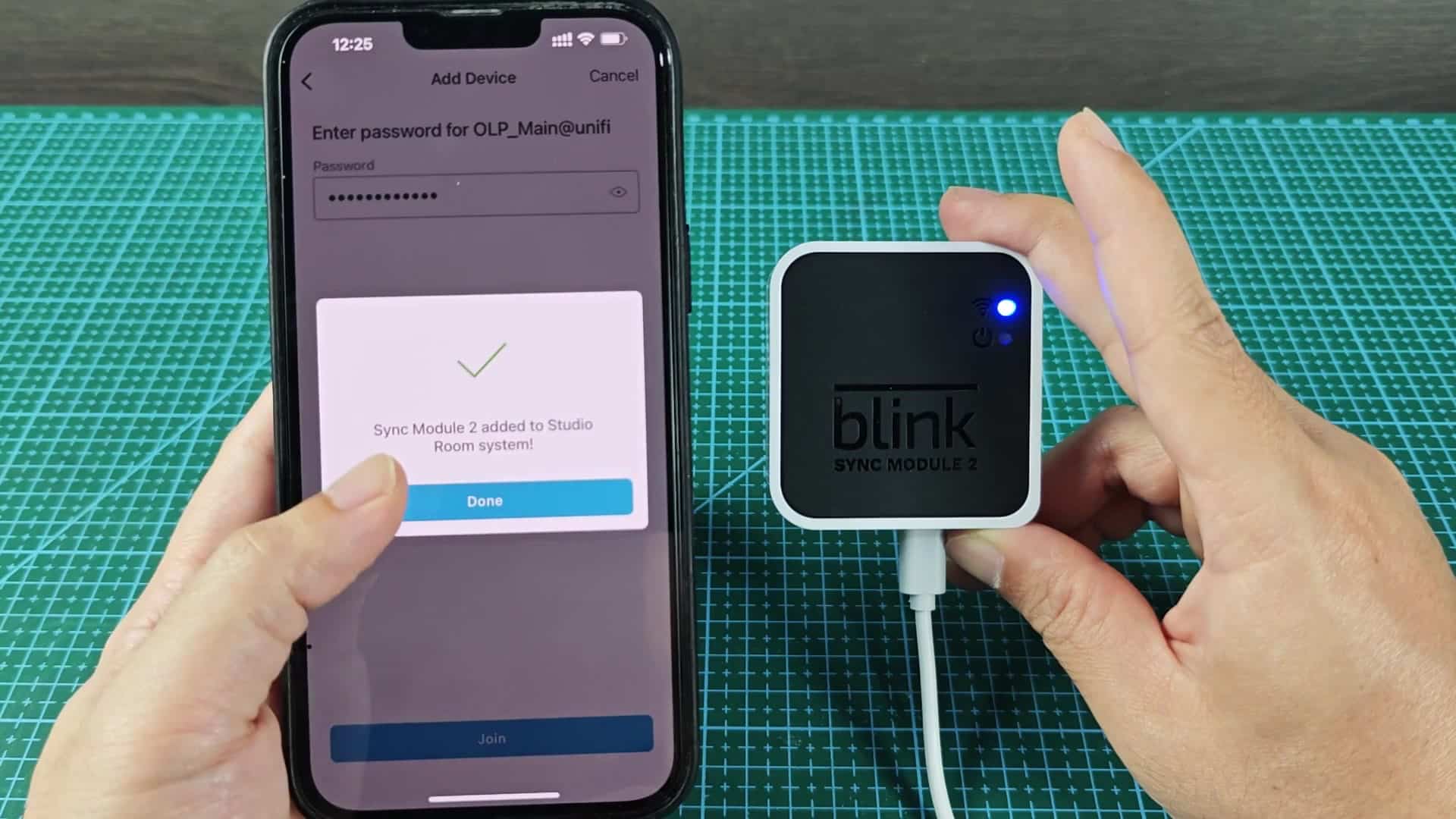 Sync Module successfully added to home system Sync Module successfully added to home system