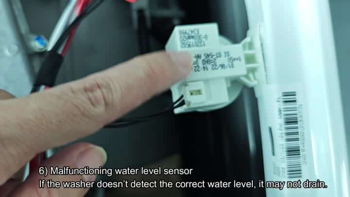 Test malfunctioning E347990 water level sensor Test malfunctioning E347990 water level sensor