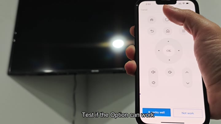Testing remote control functions Testing remote control functions