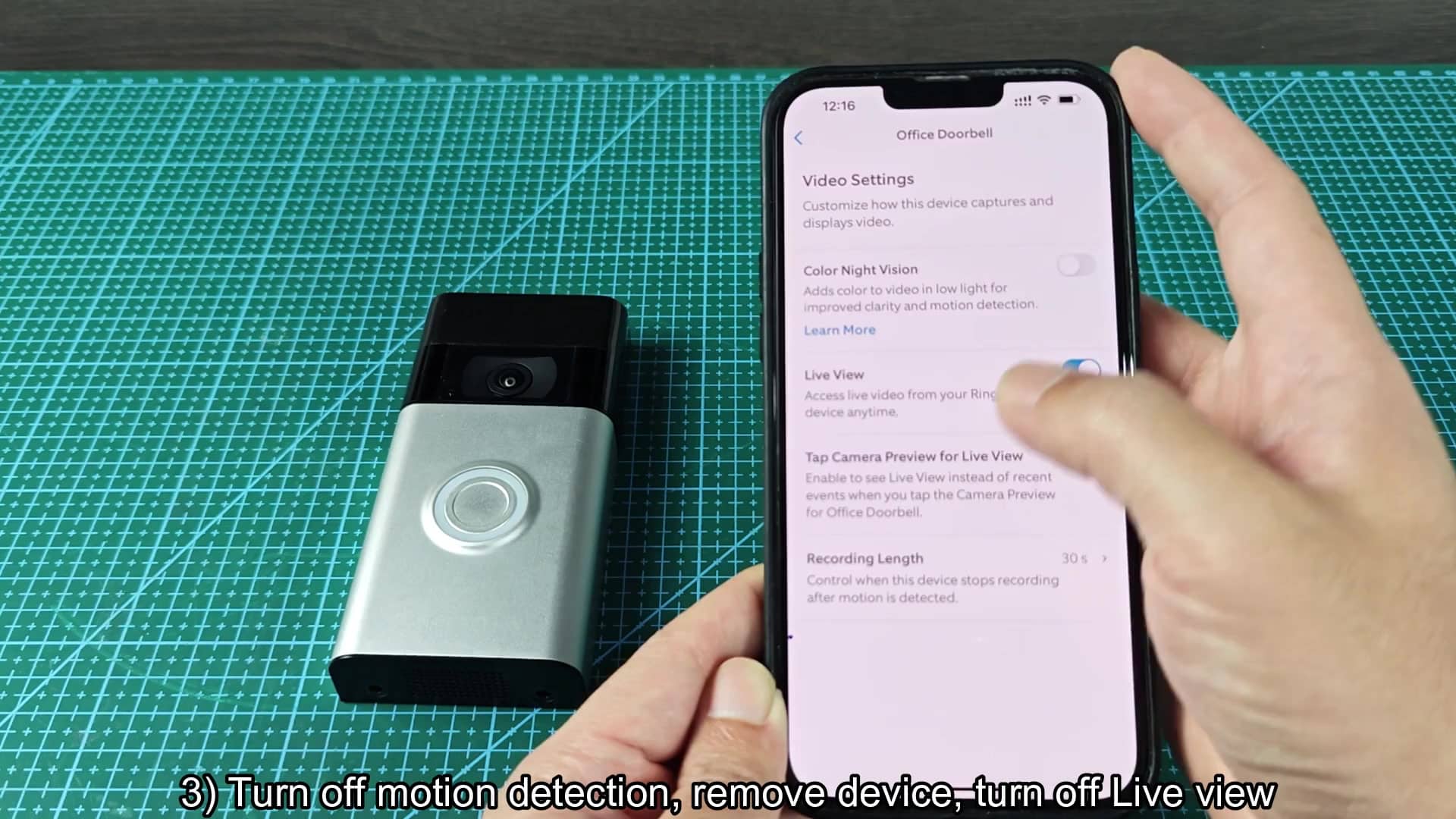 Turn off live view confirmation dialog Turn off live view confirmation dialog