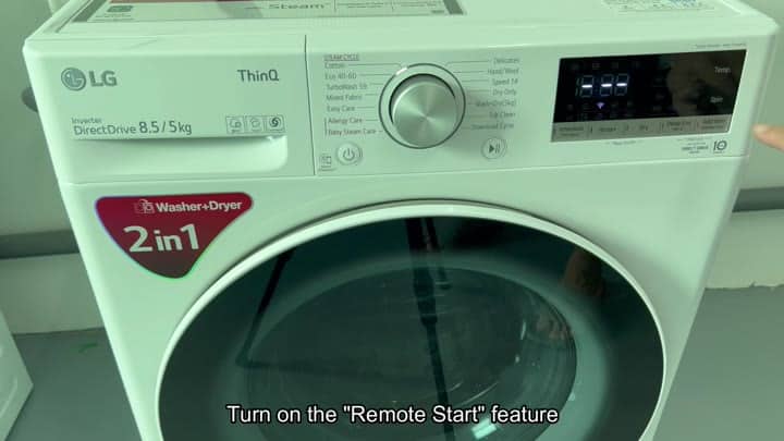 Turning on Remote Start feature button Turning on Remote Start feature button