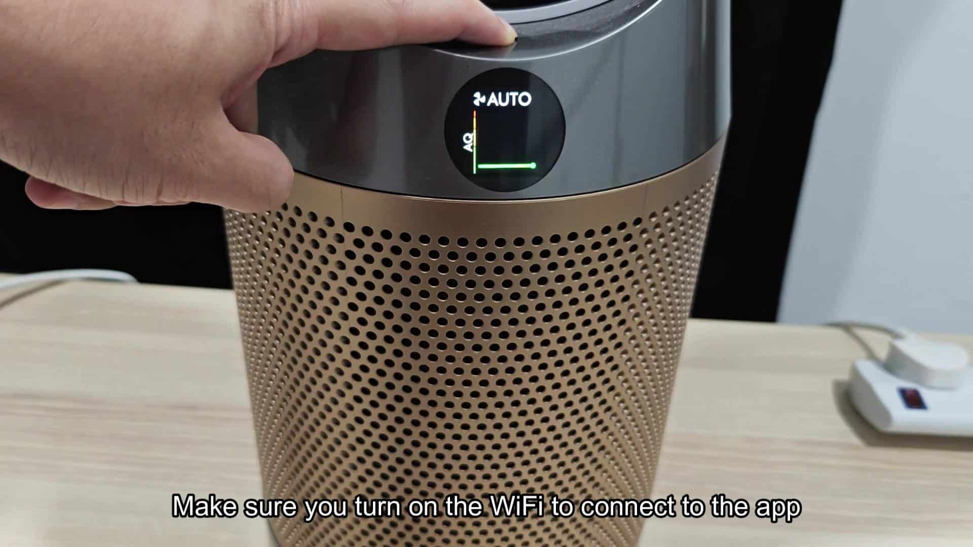 Turning on WiFi to connect to app Turning on WiFi to connect to app