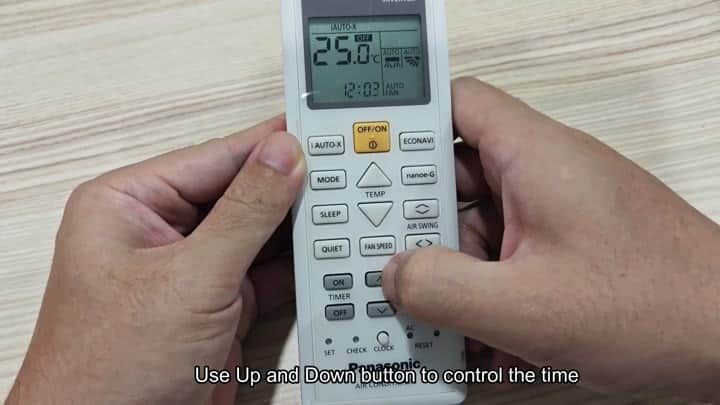 Use arrows to adjust timer time Use arrows to adjust timer time