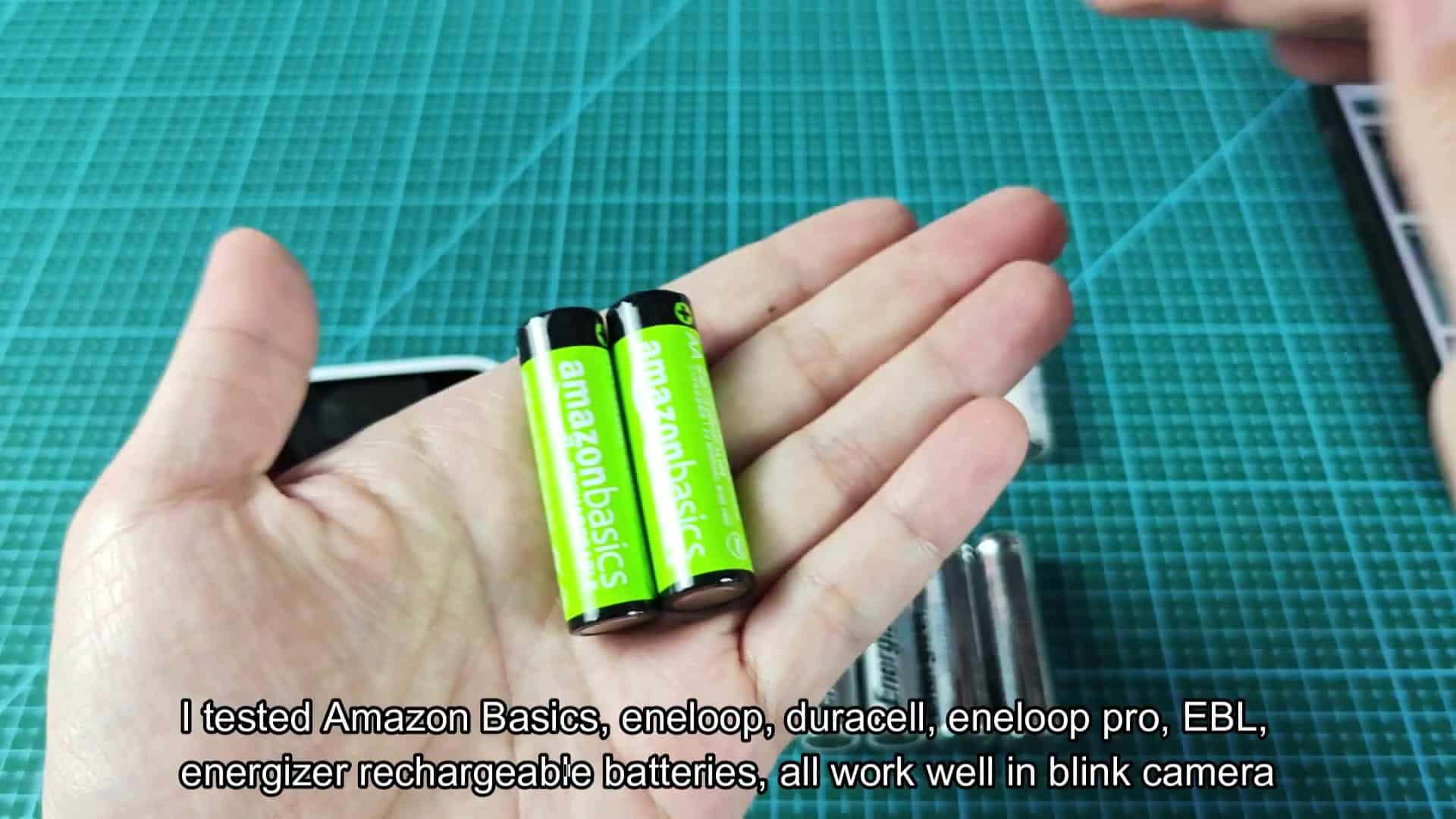 Various rechargeable AA brands tested successfully Various rechargeable AA brands tested successfully