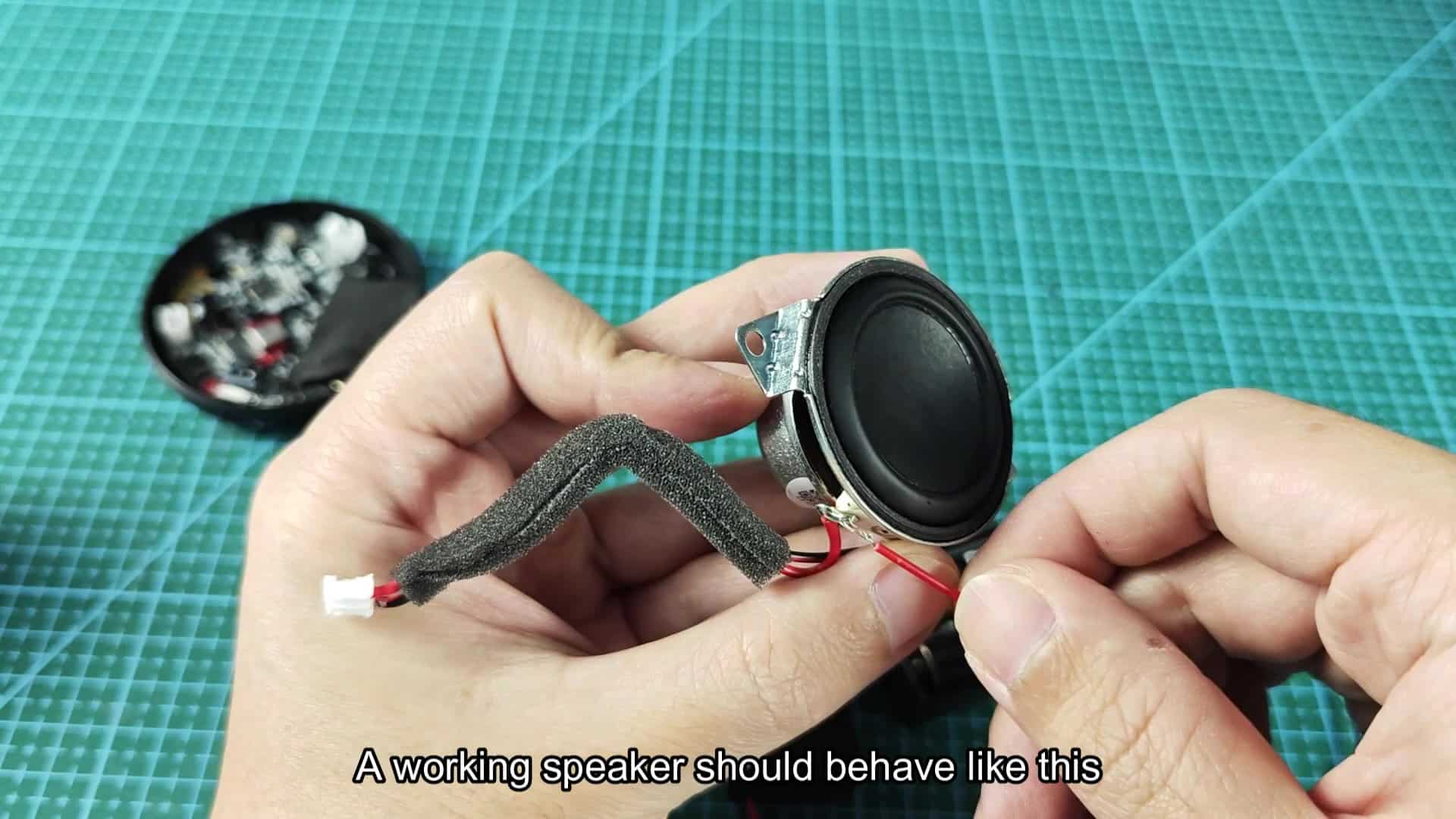 Verifying working speaker behavior Verifying working speaker behavior