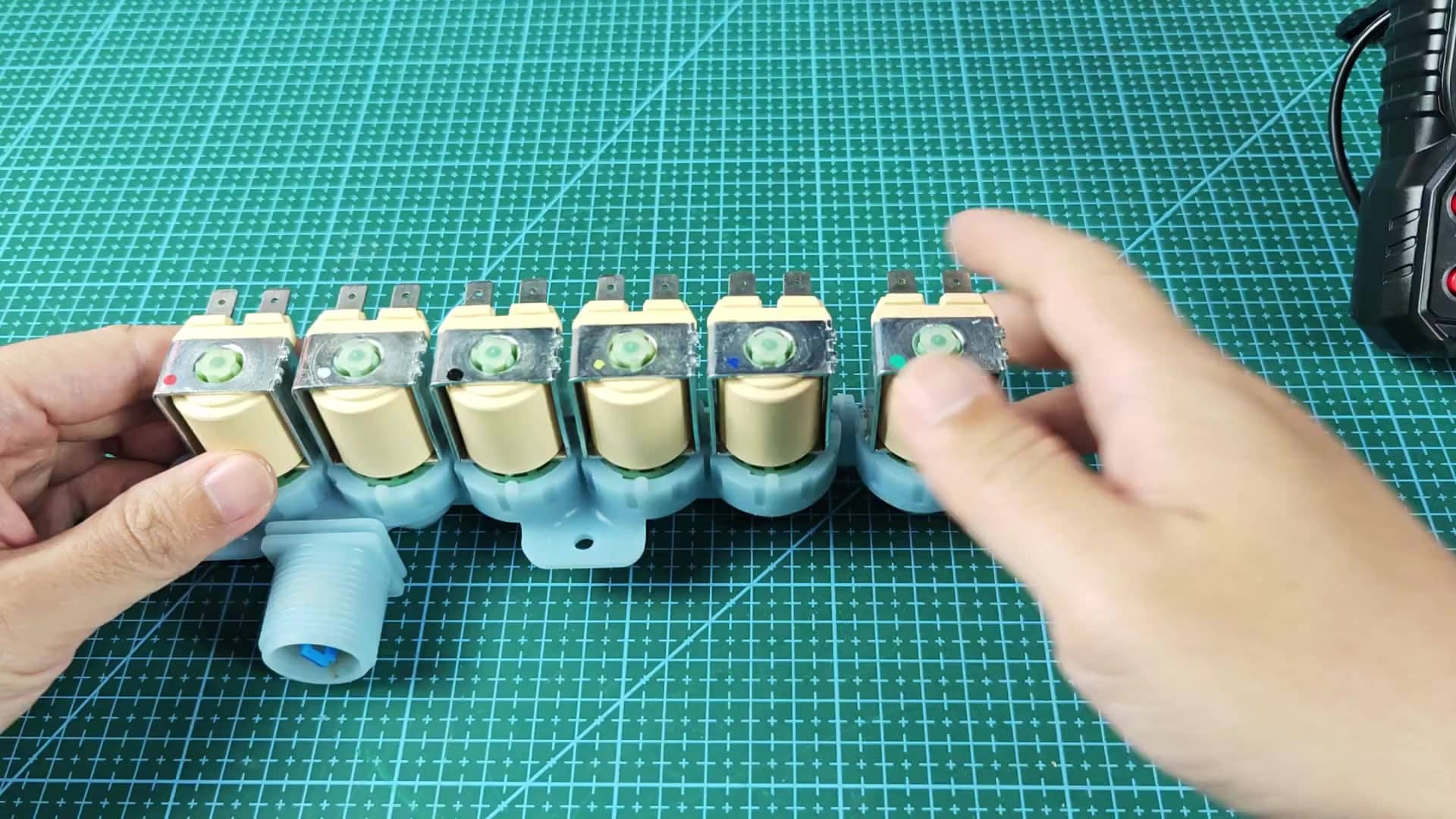 Washing machine water inlet valve assembly Washing machine water inlet valve assembly