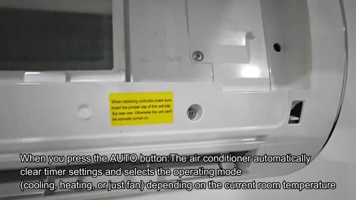 AC unit warning label about jumper cap AC unit warning label about jumper cap