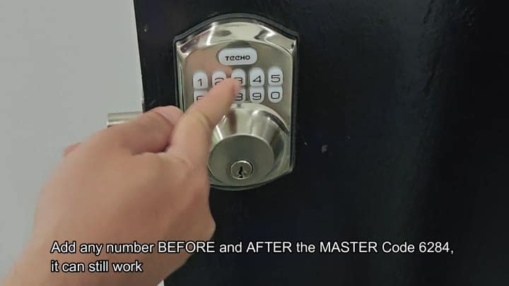 Anti peeping user code input Anti peeping user code input