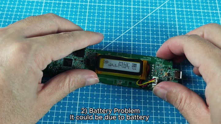Check for battery connection issues Check for battery connection issues
