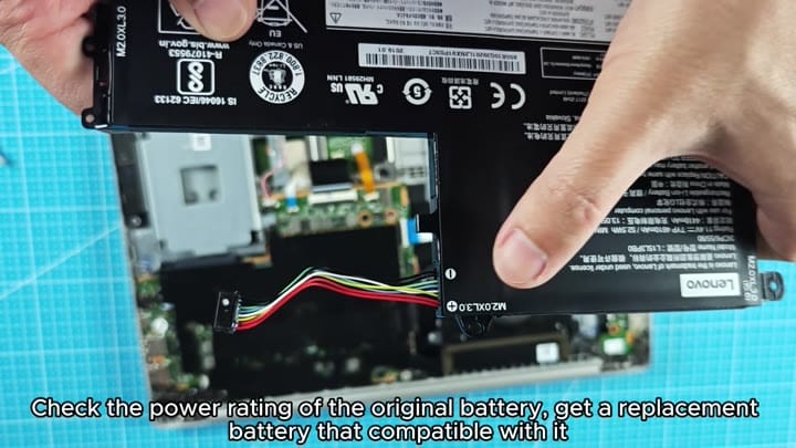Checking M20XL30 battery power rating Checking M20XL30 battery power rating
