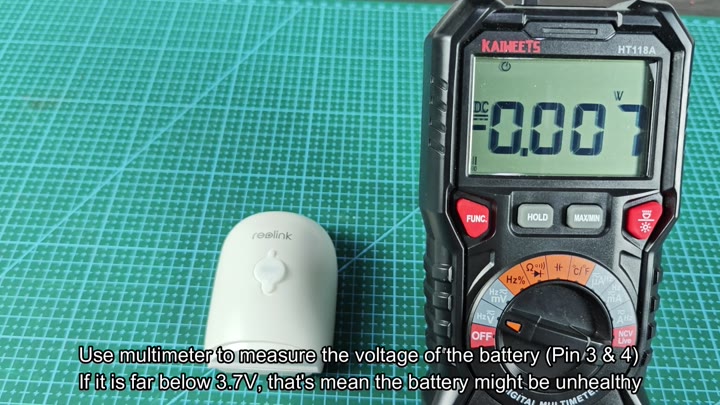 Checking voltage with digital multimeter Checking voltage with digital multimeter