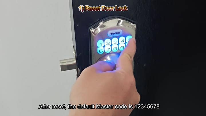 Default master code after reset Default master code after reset