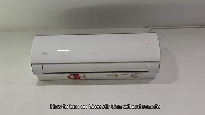 Gree AC unit with red light Gree AC unit with red light